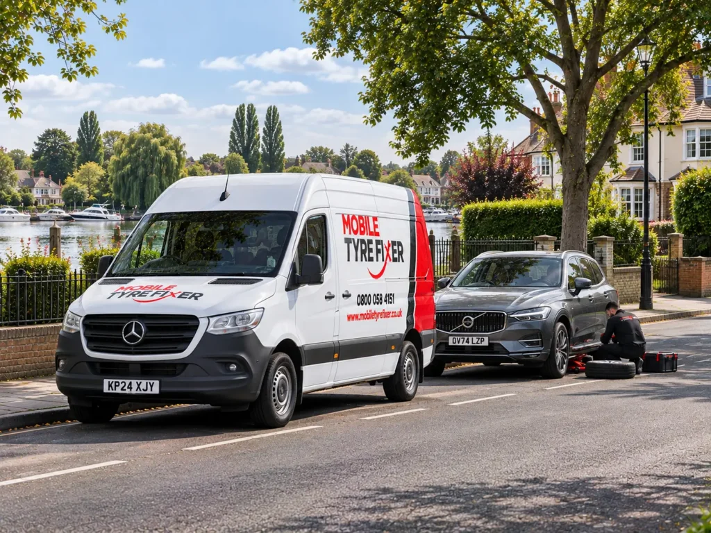 MOBILE TYRE FITTING IN SUNBURY & THE SURROUNDING AREA