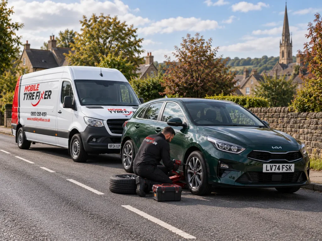 Mobile Tyre Fitting in Westbury