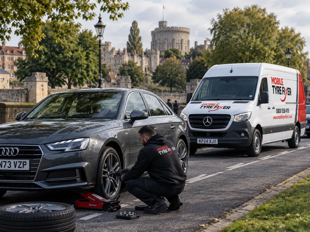 Mobile Tyre Fitting in Windsor